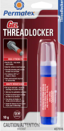 THREADLOCKER EN GEL ROUGE