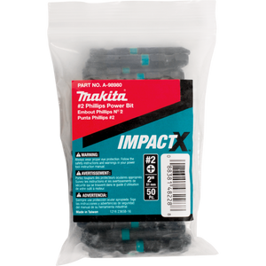 PQT 50 BIT PHILLIPS #2 X 2'' IMPACT MAKITA