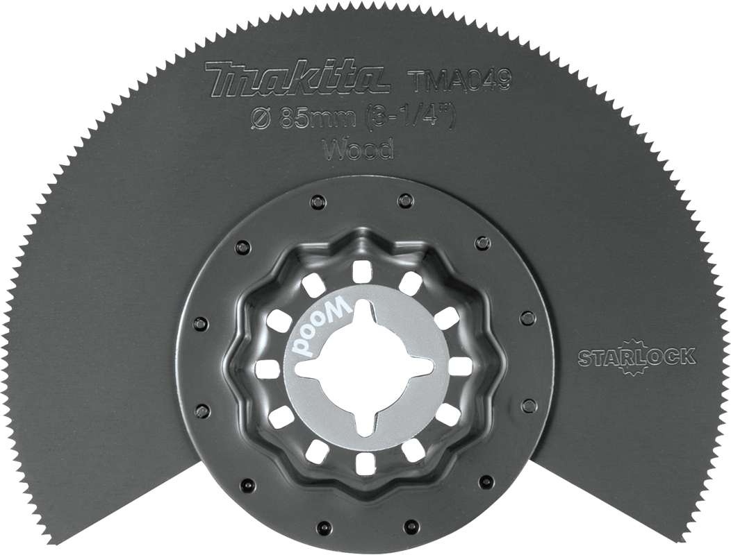 LAME SCIE DEMI-RONDE POUR BOIS STARLOCK 3-1/4'' MAKITA