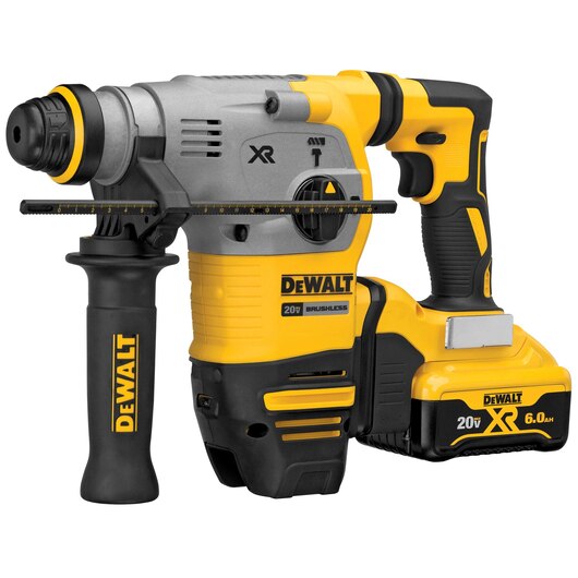 DeWALT Ensemble de marteau perforateur rotatif en L SDS plus sans balais sans fil de 1 1/8 po 20 V MAX*