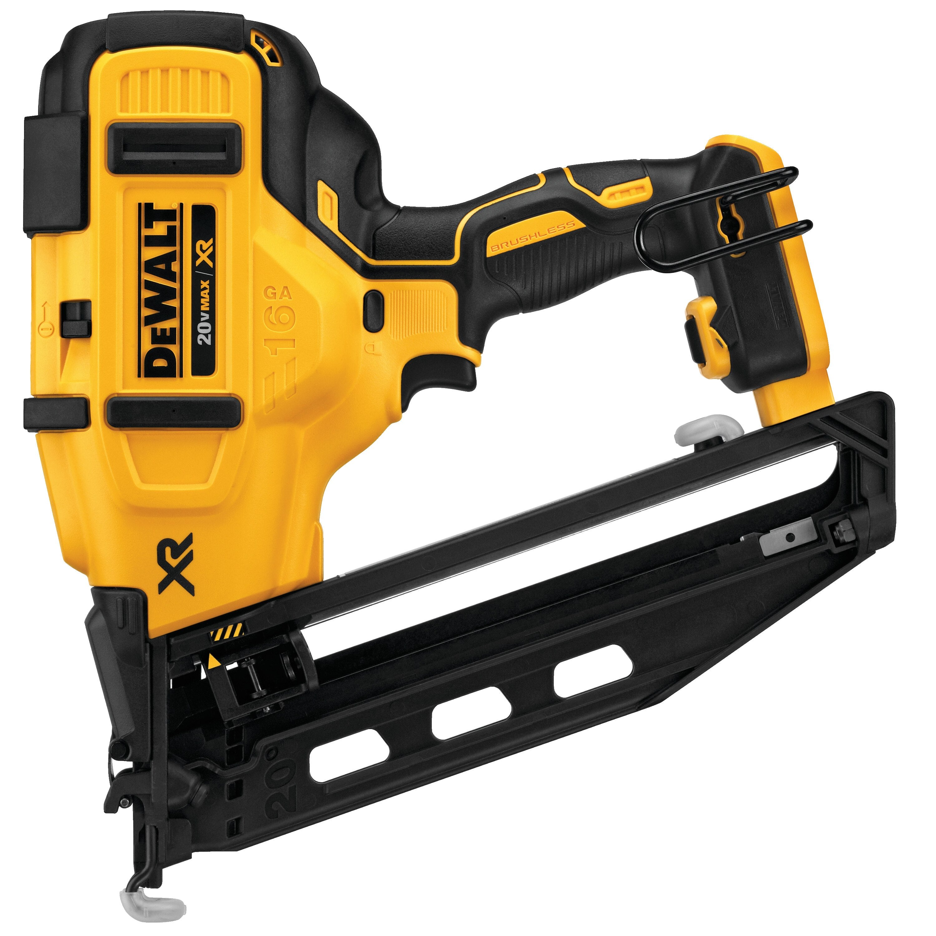 Dewalt - DCN660B - Cloueuse de finition à angle sans fil 20V