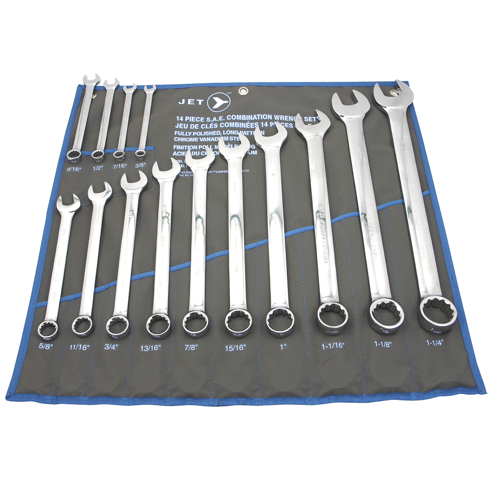 SET DE CLÉ COMB. 14PC LONG SAE