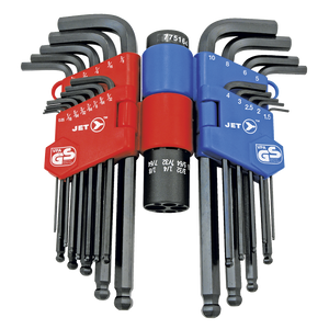 BALL NOSE HEX KEY SET SAE/MET