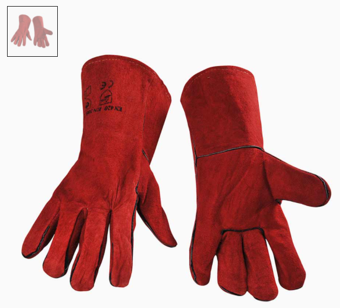 GANT DE SOUDEUR ROUGE F5W