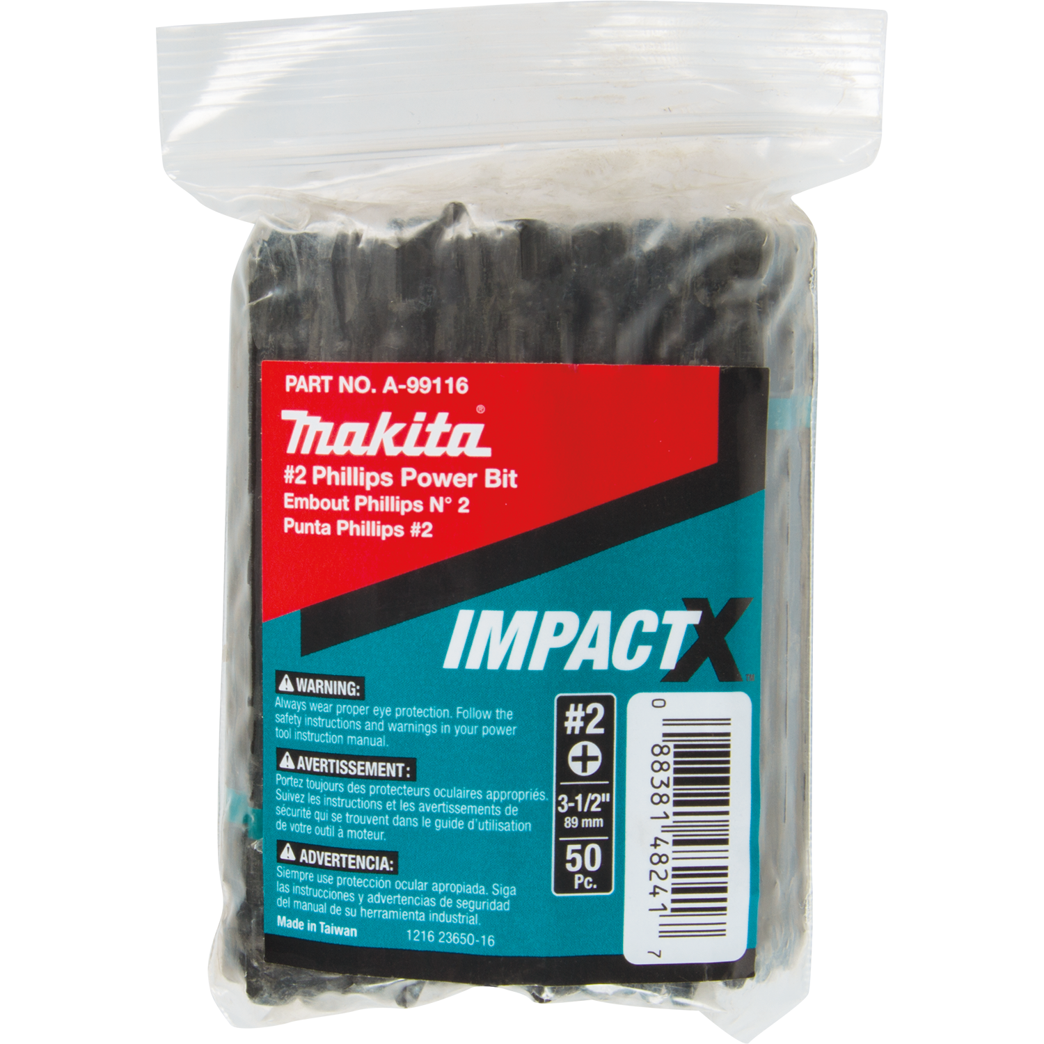 PQT 50 BIT PHILLIPS #2 X 3-1/2'' IMPACT MAKITA