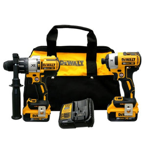 Dewalt - DCK299M2 Ensemble de 2 outils (Visseuse 1/4 et Perçeuse Hammerdrill)