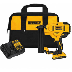 DeWALT Ensemble d'agrafeuse à couronne étroite sans fil 20V 18ga