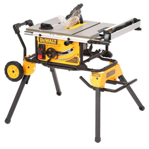 DeWALT Scie à table de chantier 10" et support roulant capacité de coupe de 82,5cm (32-1/2")